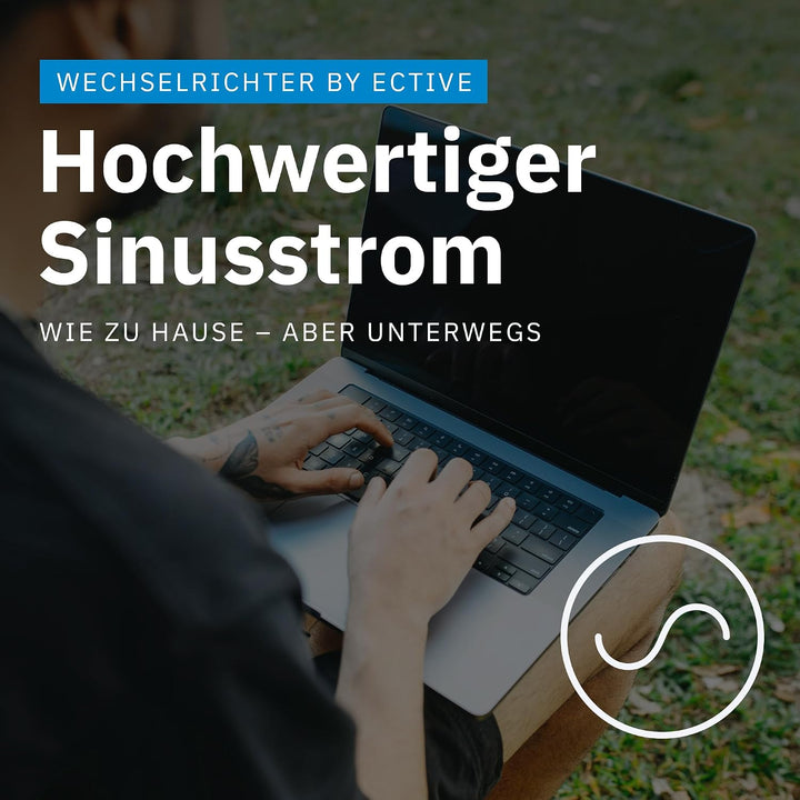ECTIVE - Wechselrichter 12V auf 230V CSI 5-500W Reine Sinuswelle - Offgrid-Spannungswandler DC/AC St