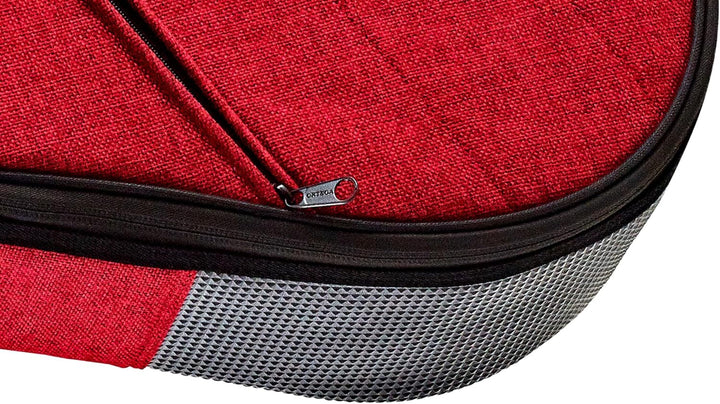 Ortega Guitars gepolstertes Soft Case - für Full Size Akustikgitarren - Leinen, Baumwolle, Veloursle