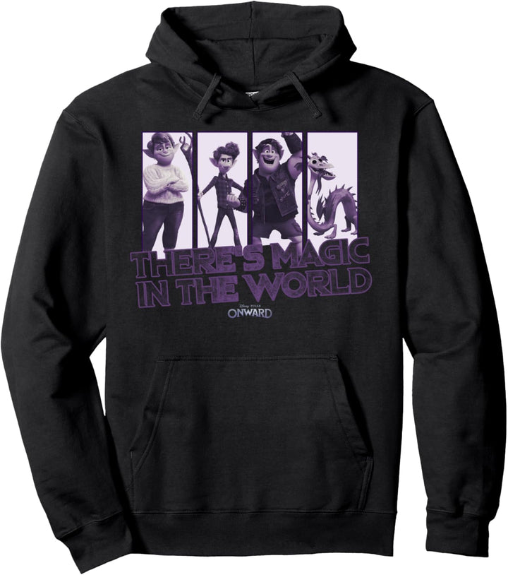 Disney Pixar Onward Group Shot There's Magic In The World Pullover Hoodie