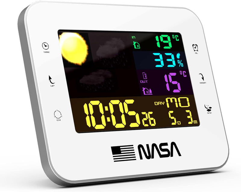 NASA - WS500 Wetterstation - 1 Aussensensor - Lieferung mit USB-Kabel