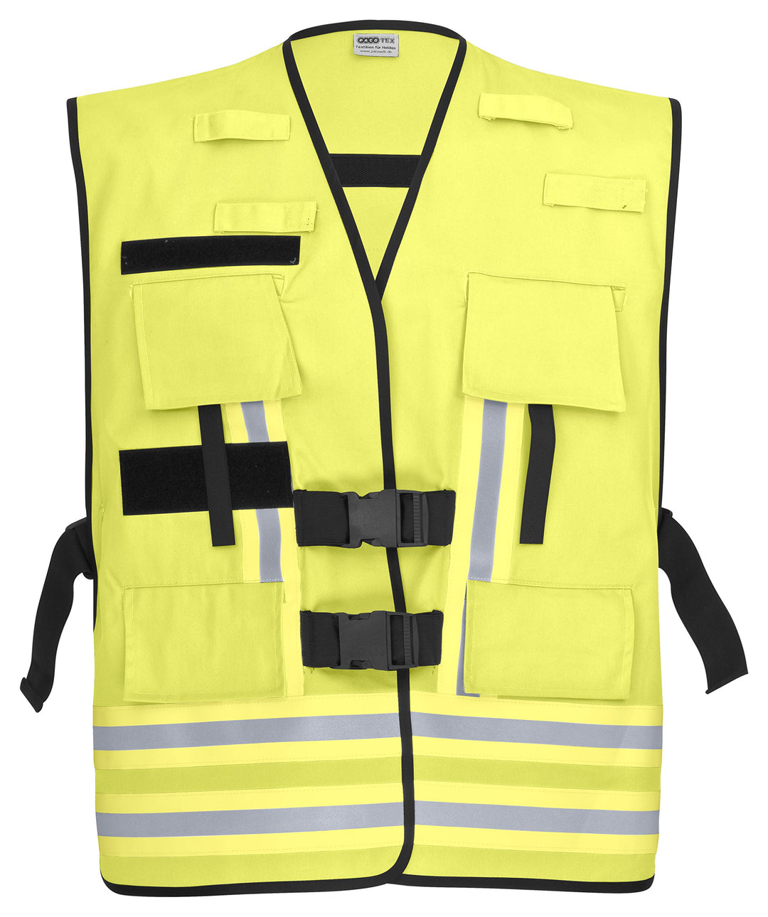 PACOTEX Funktionswesten zur Kennzeichnung von Einsatzpersonal wie z.B. Feuerwehr Warnweste (leuchtge