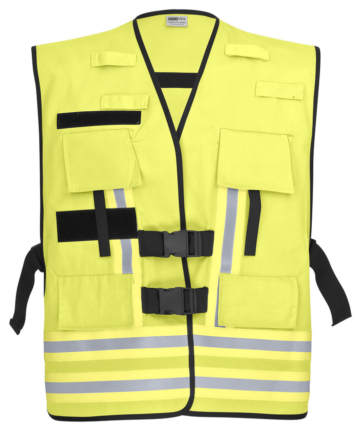 PACOTEX Funktionswesten zur Kennzeichnung von Einsatzpersonal wie z.B. Feuerwehr Warnweste (leuchtge
