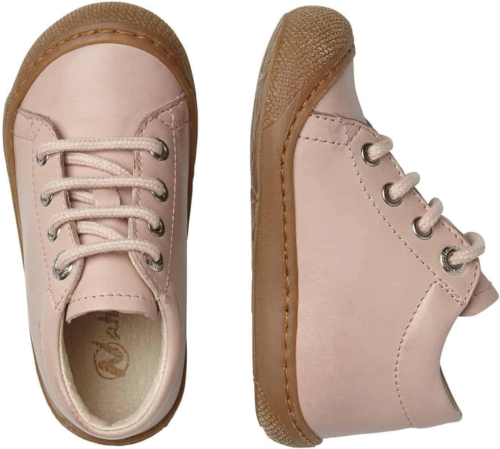 Naturino Cocoon-Lauflernschuhe aus Nappaleder, Puderrosa 23