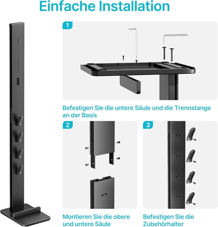 Staubsauger Ständer Kompatibel für Dyson Gen5 V15 V12 V11 V10 V8 V7 V6, Freistehend Bodenständer Hal