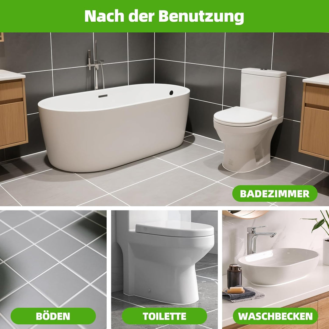 Silikonentferner, Silikon Abzieher Werkzeug Set 5 in 1 Fugenkratzer 6 Auswechselbar Silikonpads Dich