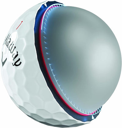 Callaway Golf 2022 Chrome Soft X LS Golfbälle Weiss Weiss, Weiss Weiss