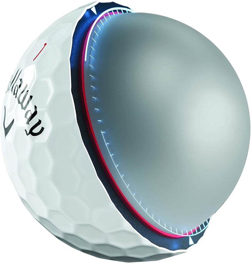 Callaway Golf 2022 Chrome Soft X LS Golfbälle Weiss Weiss, Weiss Weiss