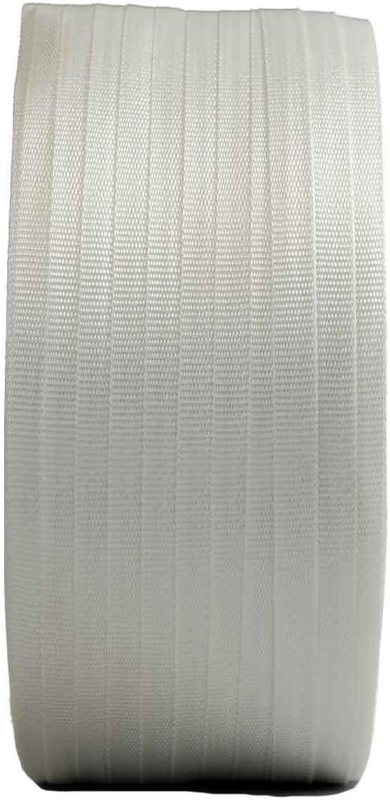 Geflochtenes Polyesterband 19 mm x 500 m - Qualität PRO TECPLAST FT - PET-Textil Umreifungsband für