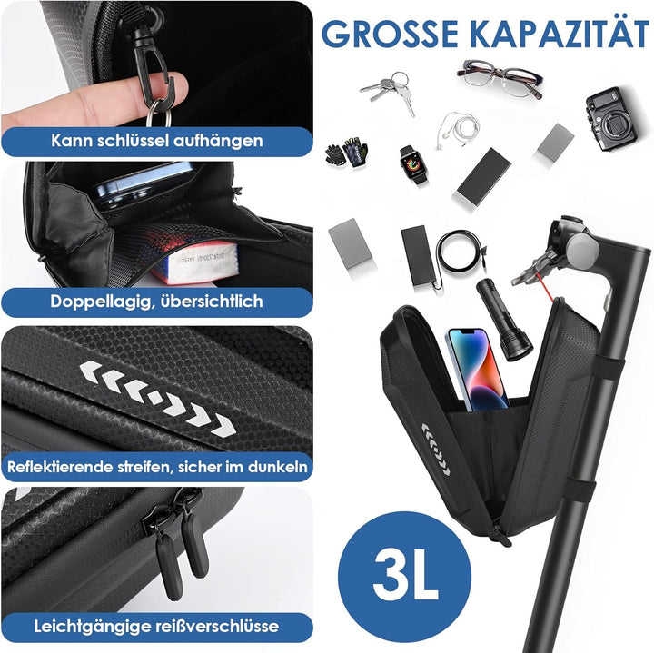 3L Wasserdichte Tasche für Elektroroller, Zubehör für Xiaomi Mijia, Ninebot, Sedway