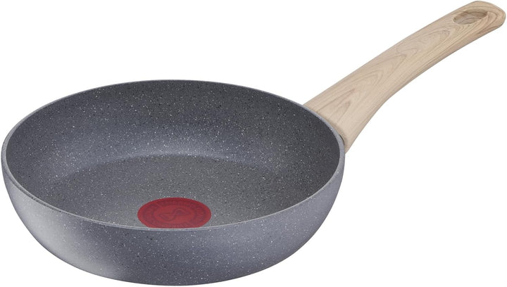 Tefal Natural Force G2669282 Kochtopf 24 cm + Pfannen 20/24 cm + Pfannenwender, Induktion, Antihaftb