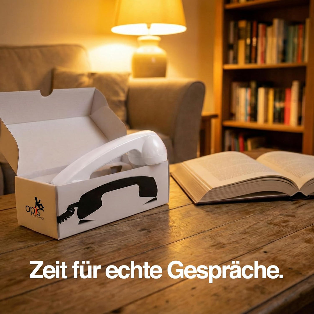 Opis Technology 60s Micro Lightning Edition Retro-Telefonhörer für iPhone 7 bis 14, inkl. MFi-zertif