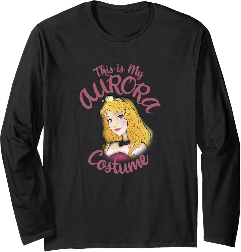 Disney Sleeping Beauty Aurora This Is My Costume Halloween Langarmshirt