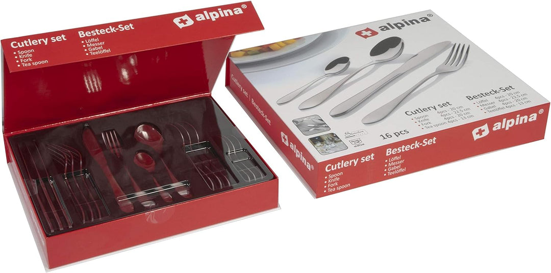 Alpina Besteck-Set, Edelstahl, One Size