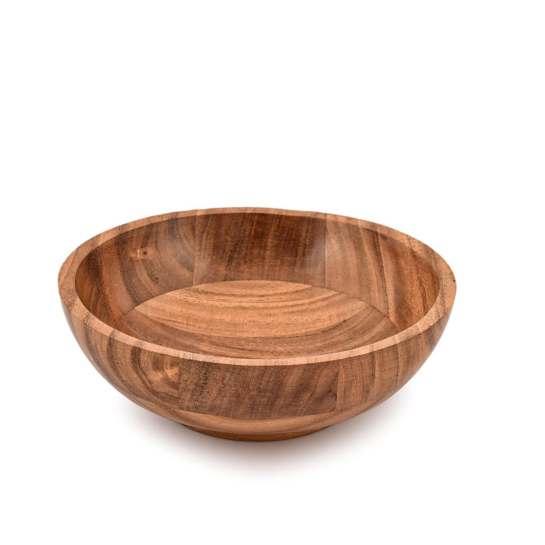 Obstschale aus Akazienholz, Obstschale für Küchentheke, als Heimdekoration, Schlüsselhalter für den