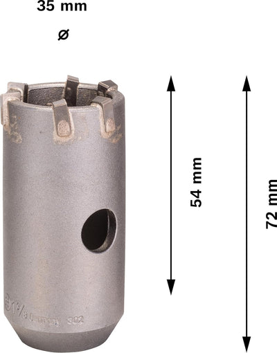 Bosch Accessories Bosch Professional Hohl-Bohrkrone SDS-plus-9 Core Cutter (Ø 35 mm), 35 mm