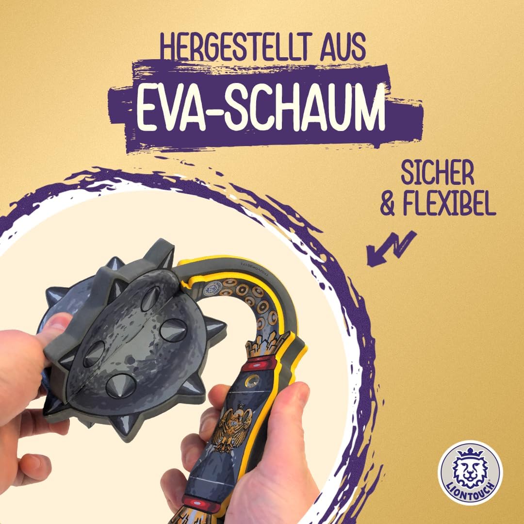 Liontouch - Königsadler Rittermorgenstern - Für Kinder von 3-8 Jahren | Schaumstoffspielzeug für Jun
