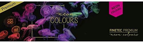 Finetec FN9000 Metallfarbkasten, 6 Premium NEON-Aquarellfarben, 6 Farben, 1 Stück (1er Pack) Klassis