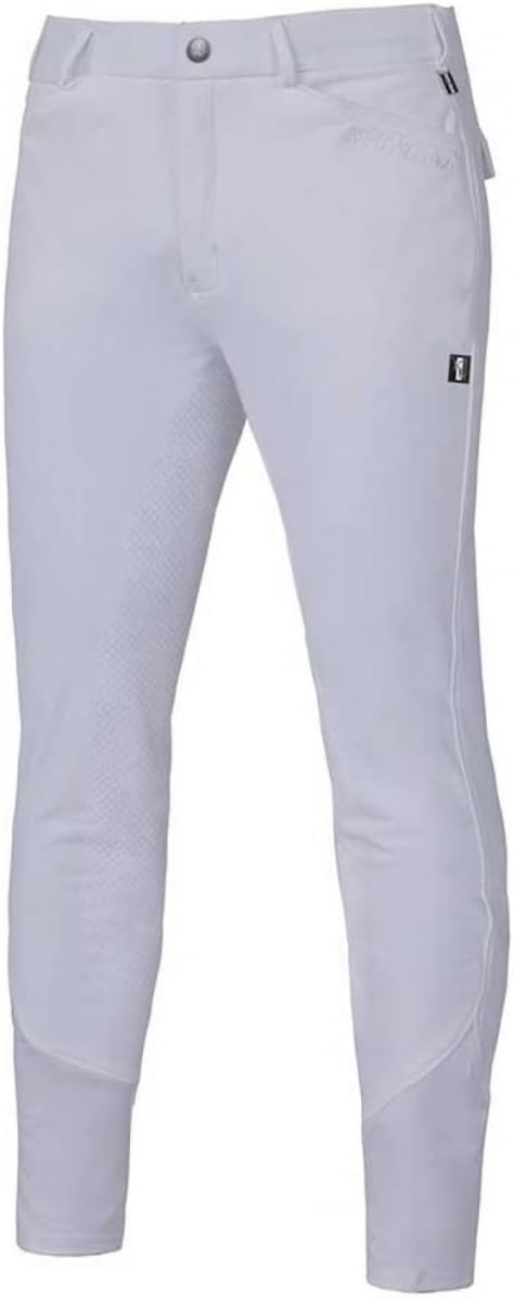 Kingsland Kenton FullGrip Reithose Herren 48 Weiss, 48 Weiss