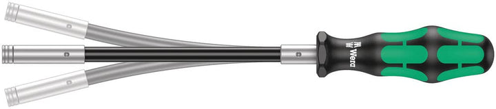 Wera 05028161001 393 S, Bit-Handhalter extra slim mit flexiblem Schaft, 1/4" x 173,5 mm Single, Sing