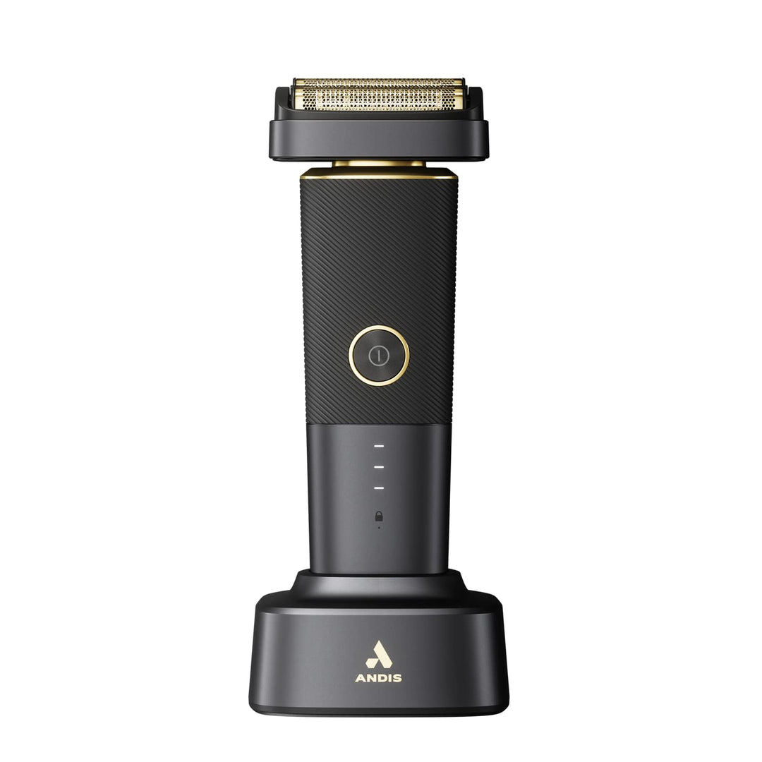 Andis – Pfs-1, Resurge-Folienrasierer – Mit Hypoallergenen Gold-Titan-Folien, Verstellbarem Schwenkk