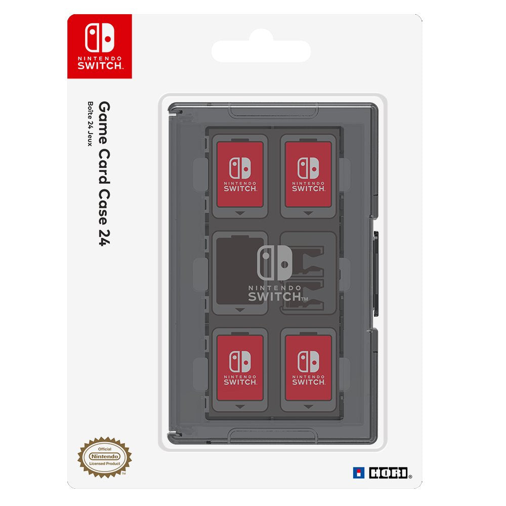 HORI Game Card Schutzhülle [Nintendo Switch] schwarz 24 Games Schwarz, 24 Games Schwarz