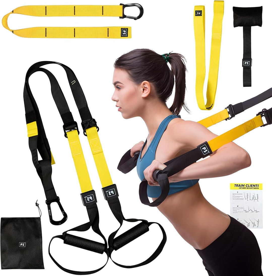 Suspension-Trainingsset, Widerstandstrainer für den ganzen Körper für alle Ebenen, für drinnen und d