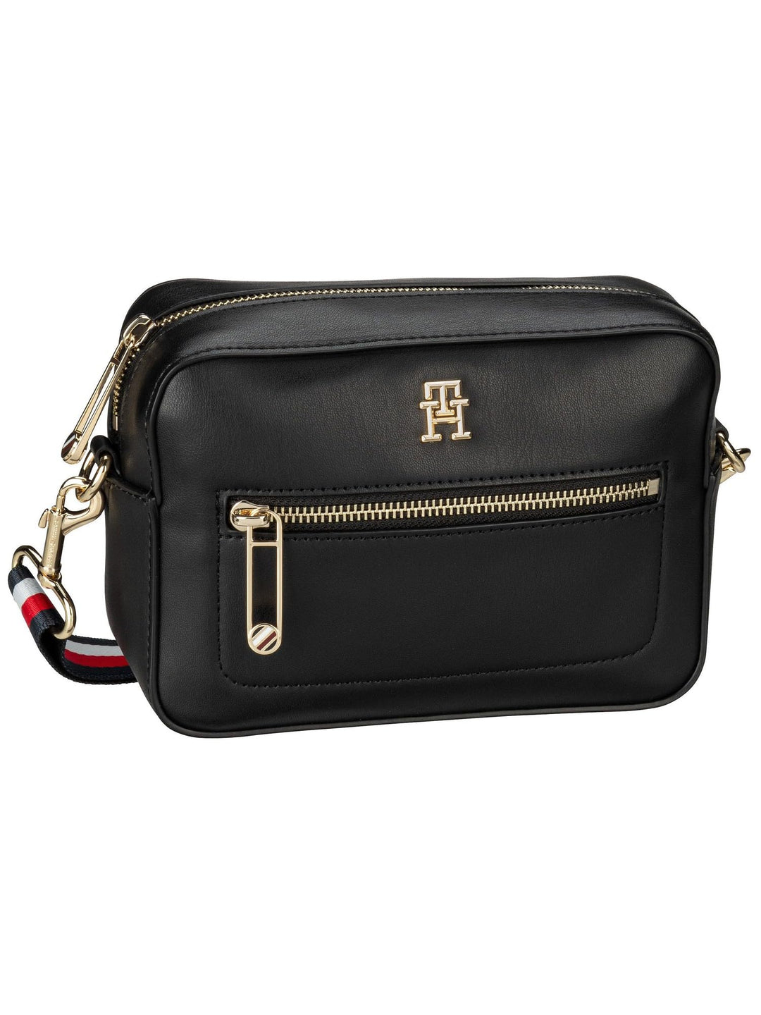 Tommy Hilfiger Damen Iconic Tommy Kameratasche Corp Crossovers Schwarz, Schwarz