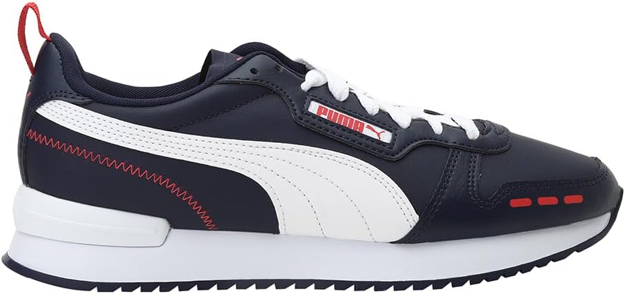 PUMA Unisex R78 Sl Sneaker, 40 EU Peacoat Puma White