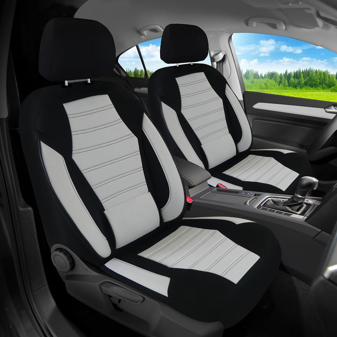 BREMER SITZBEZÜGE Mass Sitzbezüge Schonbezüge für Mercedes GLB X247 KT108 KT108 - Schwarz/Weiss GLB