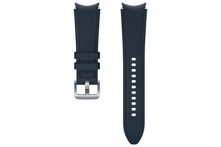 Samsung Hybrid Leather Band (20 mm, M/L) ET-SHR89 für die Galaxy Watch4-Serie, Navy, Large