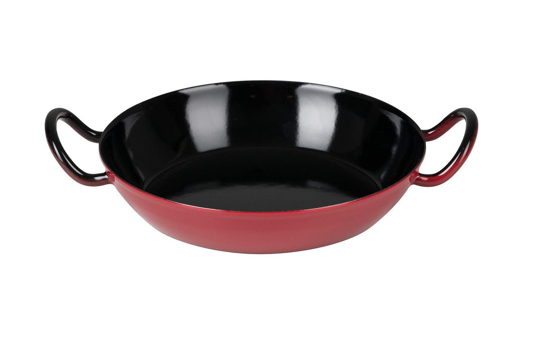 Riess, 0601-020, Schlemmerpfanne 24, CLASSIC - COLOR ROT, Durchmesser 24 cm, Höhe 5.5 cm, Emaille, r