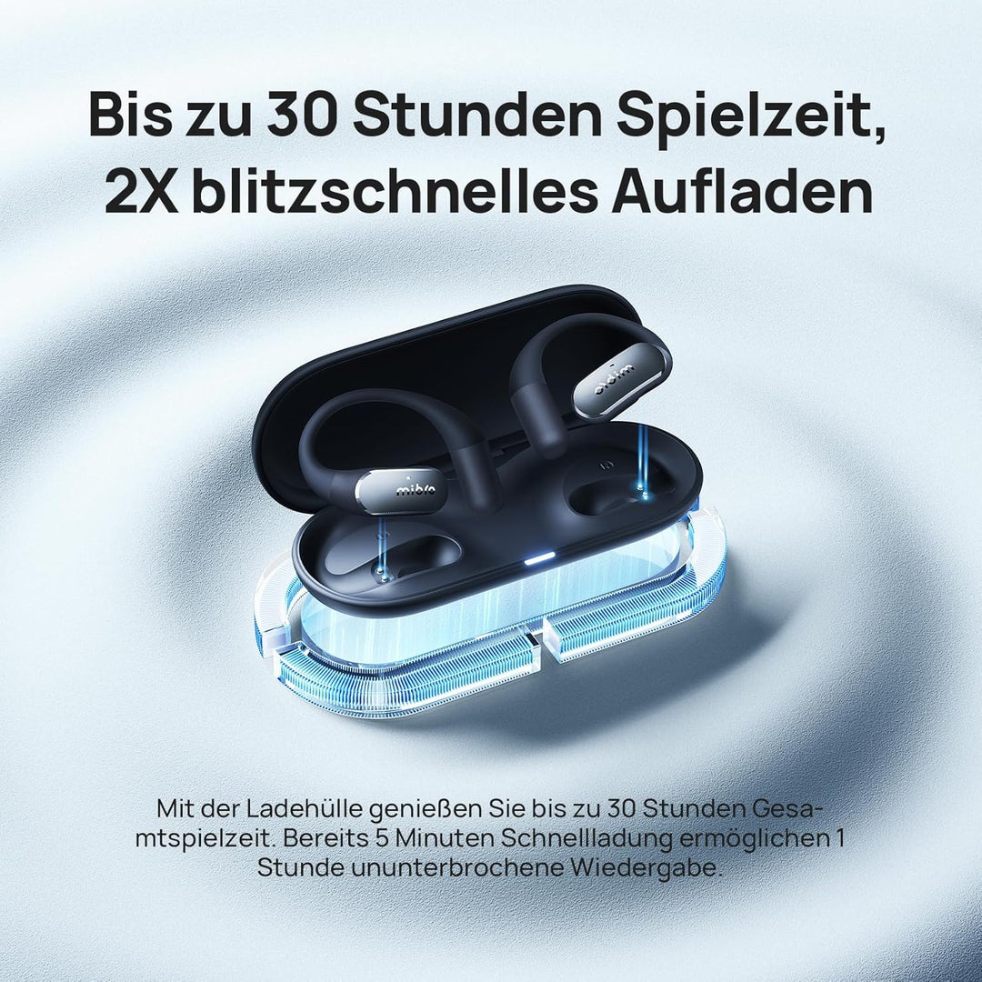 Mibro OpenEar Pro Kopfhörer Bluetooth 5.4, Neue Wireless-Ohrhörer mit Mikrofon Bluetooth Earbuds, 30