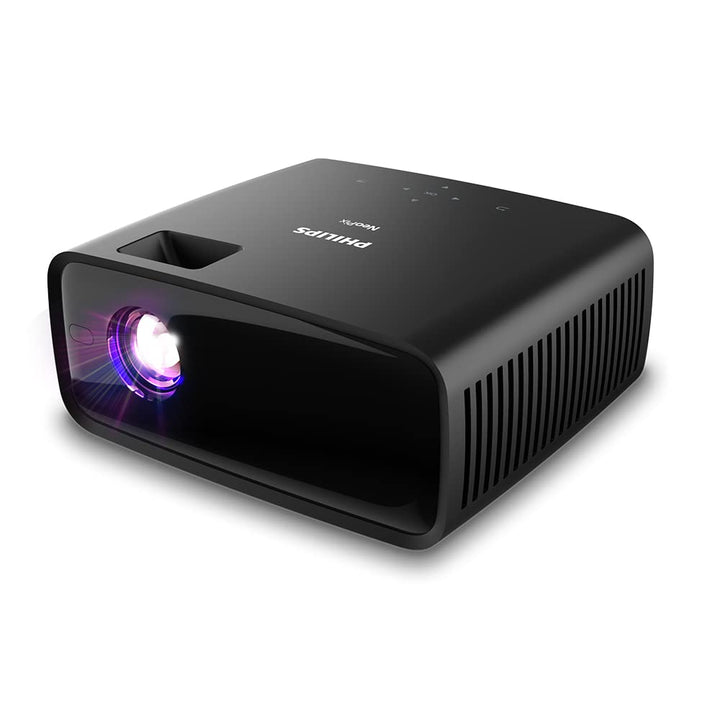 Philips NeoPix 122 Mini Beamer: True HD 720p, WiFi Dual Band Screen Mirroring, Integriertes Audio 2.