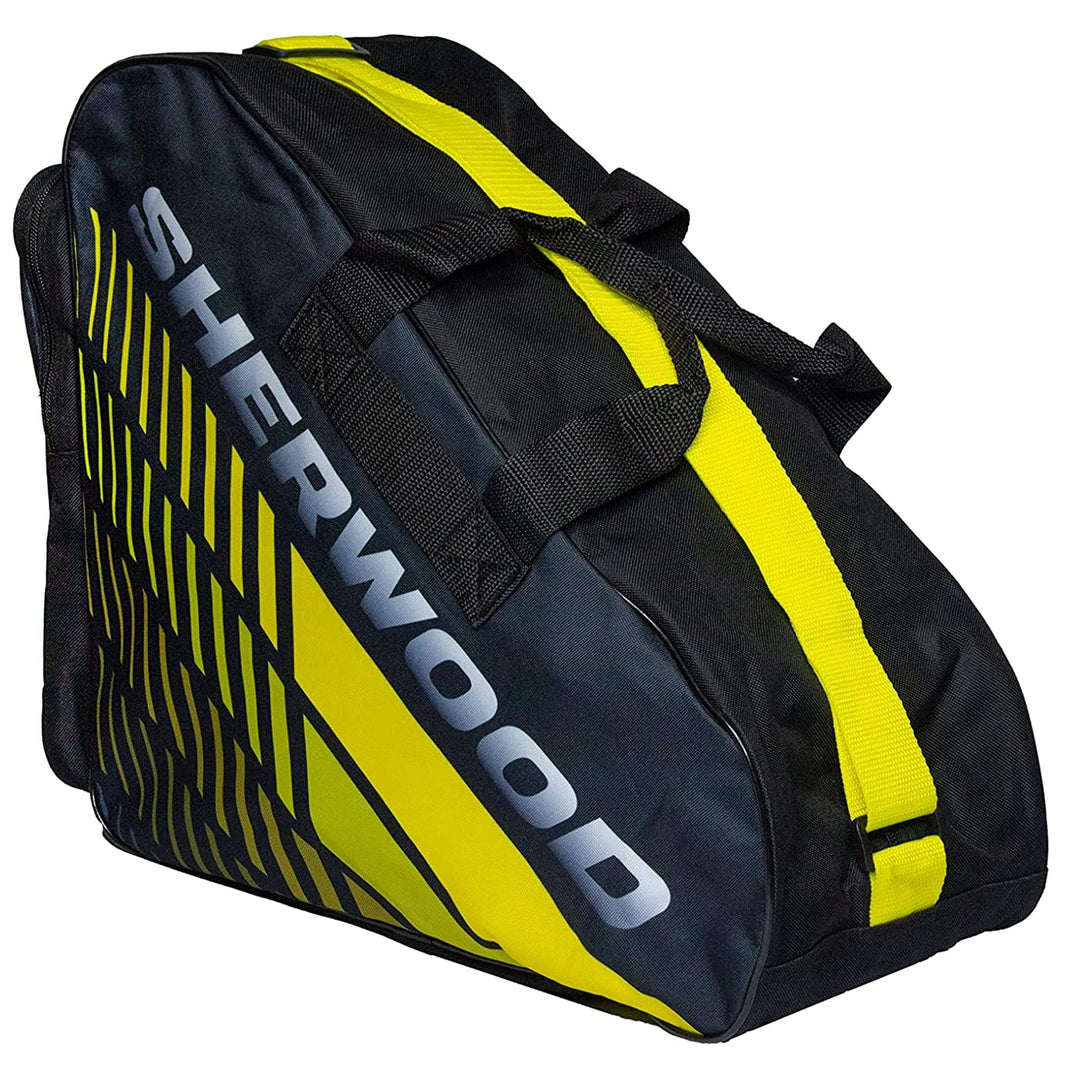 Sherwood Schlittschuhtasche, Inliner-Tasche, für Rollschuhe und Eislaufschuhe, Eishockey-Bag, yellow