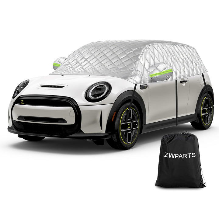 Verdickt Autoabdeckung Wasserdicht Ersatz für Mini Cooper 3 Door 2000-2025, Sonnenfest Hälfte Halbga