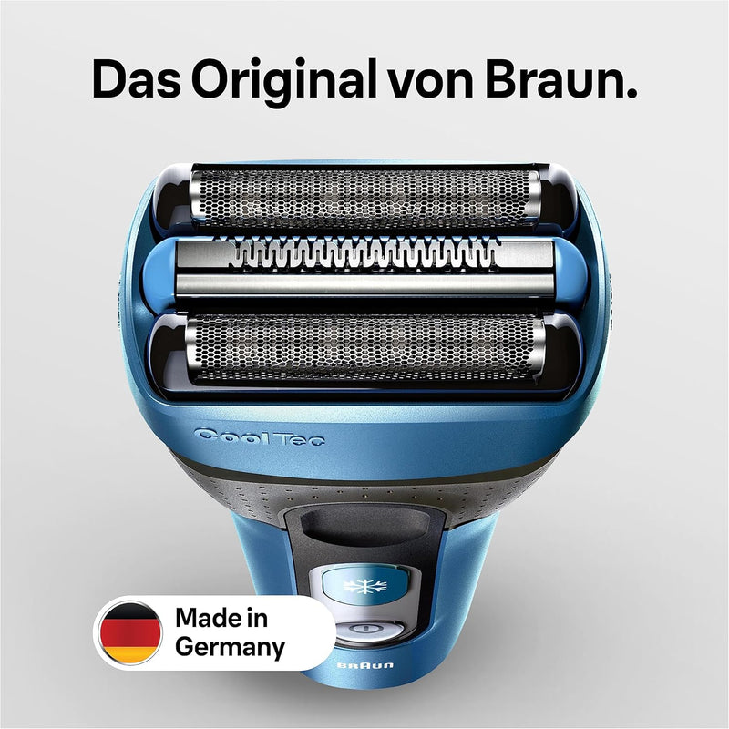 Braun Ersatzscherteil 40 B Blau, Kompatibel mit CoolTec Rasierern