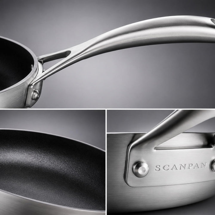 SCANPAN CS+ Pfannen-Set 2-tlg., 20+26 cm, Stratanium+, 5-Schicht, Edelstahl, 20+26 cm