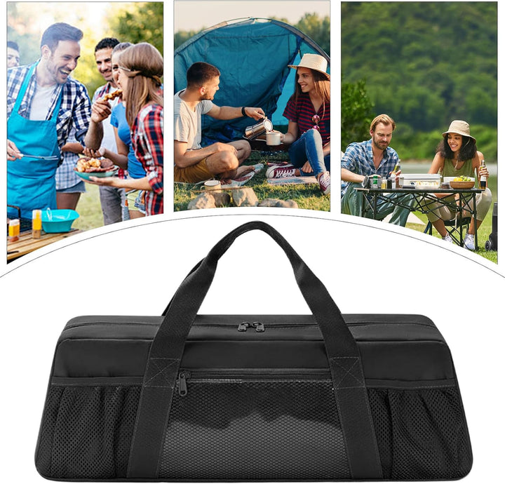 Generisch Grillzubehör-Tasche | Aufbewahrungsbox Für Grillutensilien 56 X 17 X 18 cm,Grosse Aufbewah