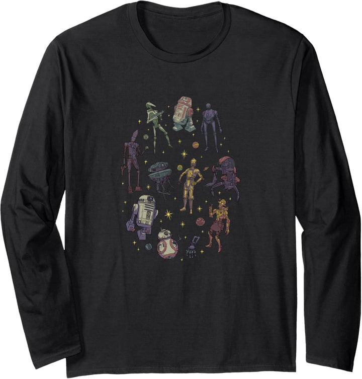 Star Wars Group Shot Circle Of Sidekicks Langarmshirt