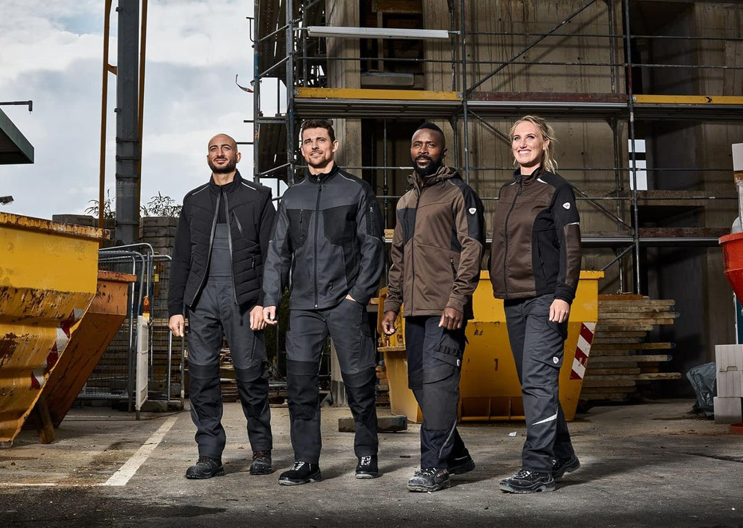 BP 1820-565-5632-48n Arbeitshose für Männer, Höhere Taille am Rücken, 285,00 g/m² Stoffmischung mit