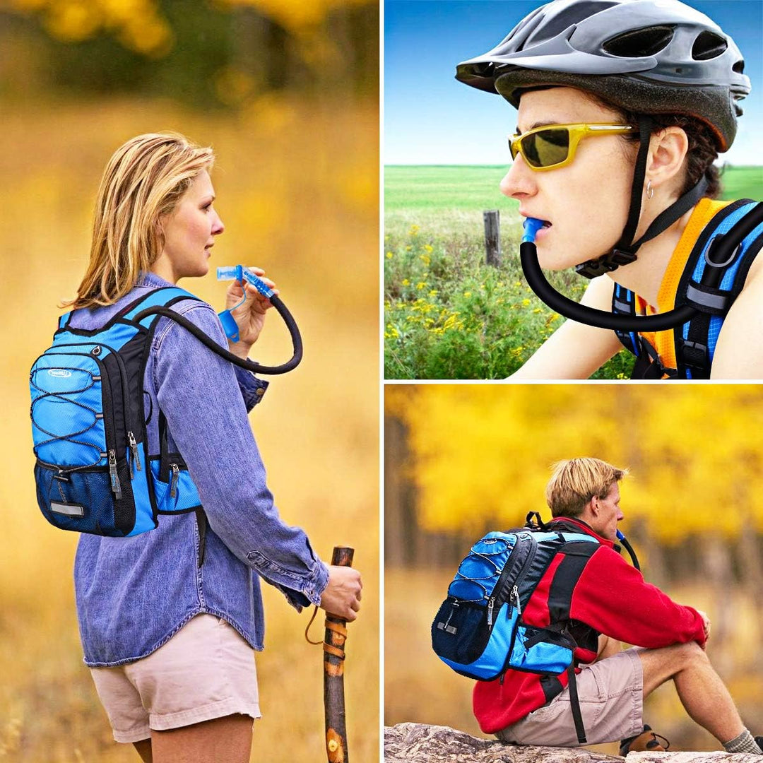 Lunidry Fahrradrucksack mit Trinkblase 3L, Laufrucksack Trinkrucksack 15L für Damen &amp; Herren, Wasser