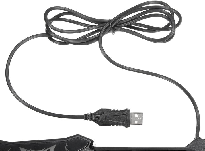 Wasserabweisende Gaming Tastatur BESTRUNNER USB Einstellbare 3 Farben LED Helligkeit Hintergrundbele