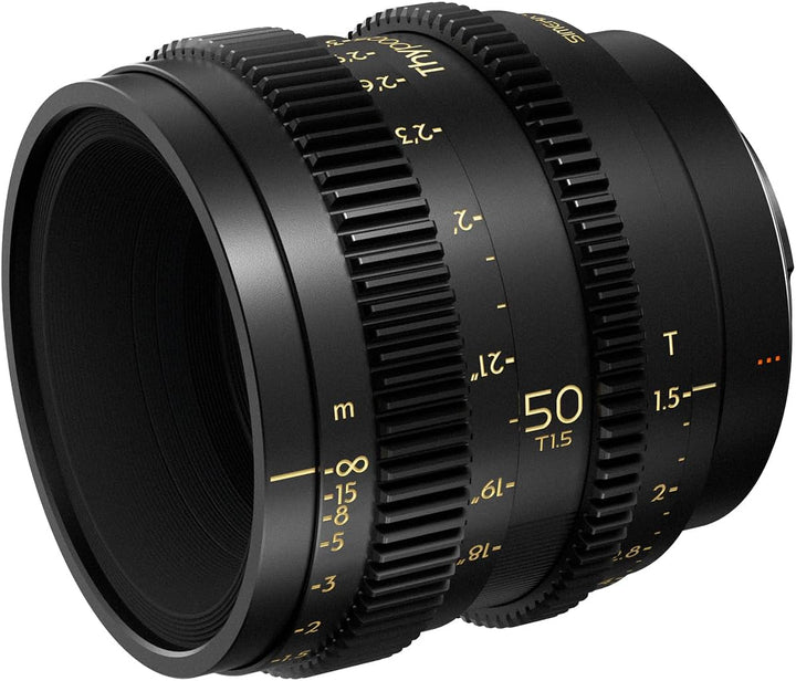 THYPOCH Simera-C 50mm T1.5 FF Prime Cine Lens for Sony E-Mount - Black Sony E Mount 50mm Brennweite,