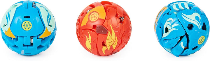 BAKUGAN 'Evolutions' Starter Pack mit 3 Bälle (Ultra Aquos Howlkor, Basic Pyrus Pegatrix, Basic Aquo
