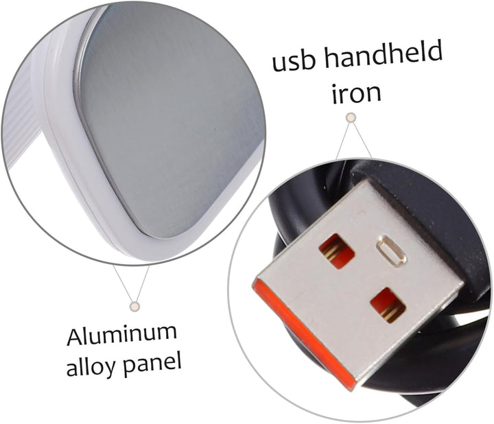 Ciieeo Mini-dampfbügeleisen Tragbar Usb-handheld-bügeleisen Für Kleidung Reise-kleiderbügler Mit Dam