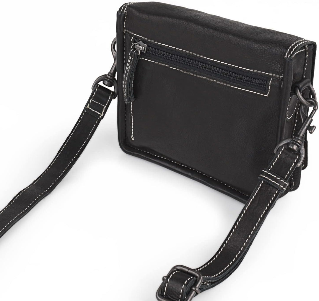 Lois - Umhängetasche Damen Leder - Umhängetasche Leder Damen mit verstellbarem riemen - Kleine Umhän