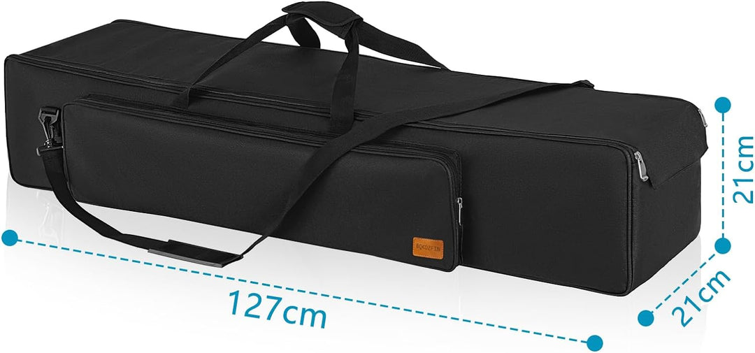 Stativtasche 50in Stativtragetasche, 127x21x21cm strapazierfähige Nylontasche mit Schultergurten und