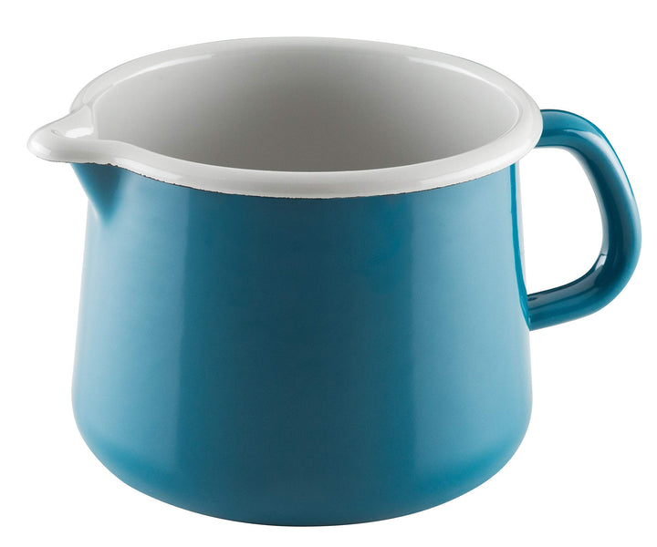 Riess, 0672-010, Schnabeltopf 12, NOUVELLE- AQUAMARIN EXTRA STARK, Durchmessser 12 cm, Höhe 10.8 cm,