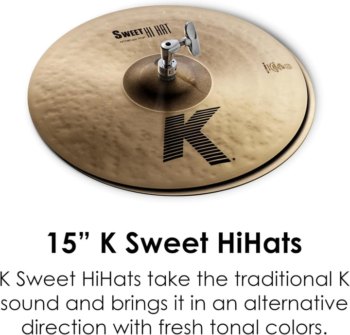 Zildjian K Sweet Becken Set - 15/17/19/21"
