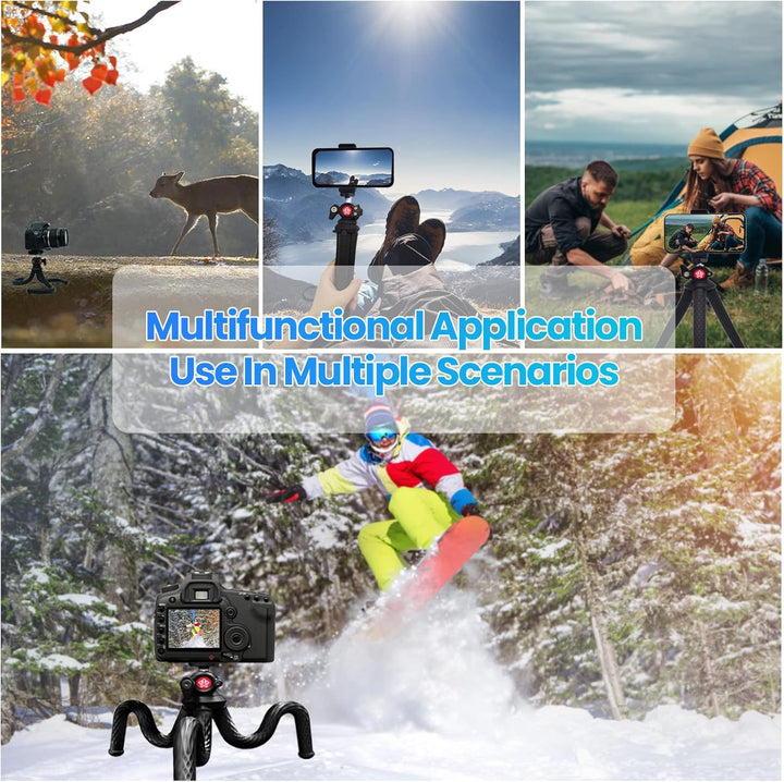 Handy Stativ Flexibel Goocong Kamera Stativ für Smartphone Mini Stativ Tripod mit Handy Halterung Mi